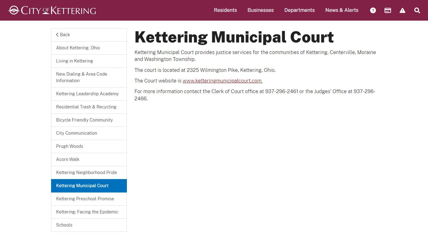 Kettering Municipal Court - Kettering